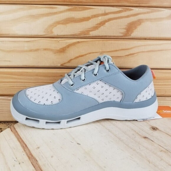Soft Science Fin 3.0 Fishing Boat Water Shoe Gray Mesh Lightweight Lace-up NEW - Picture 10 of 11